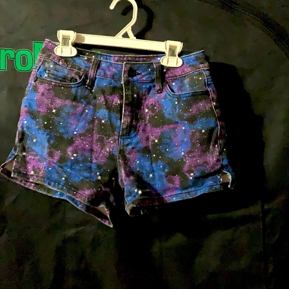 Galaxy BlackHeart Shorts
